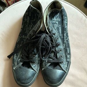 RARE 2004 John Lennon Vintage Imagine Peace Converse All-Star High Tops
